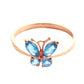 Autumn Breeze Blue Topaz Ring