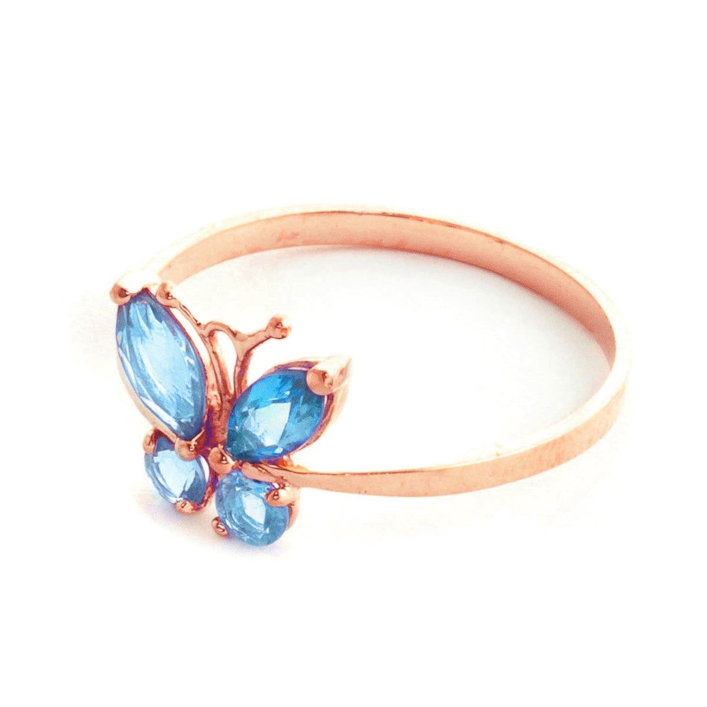 Autumn Breeze Blue Topaz Ring