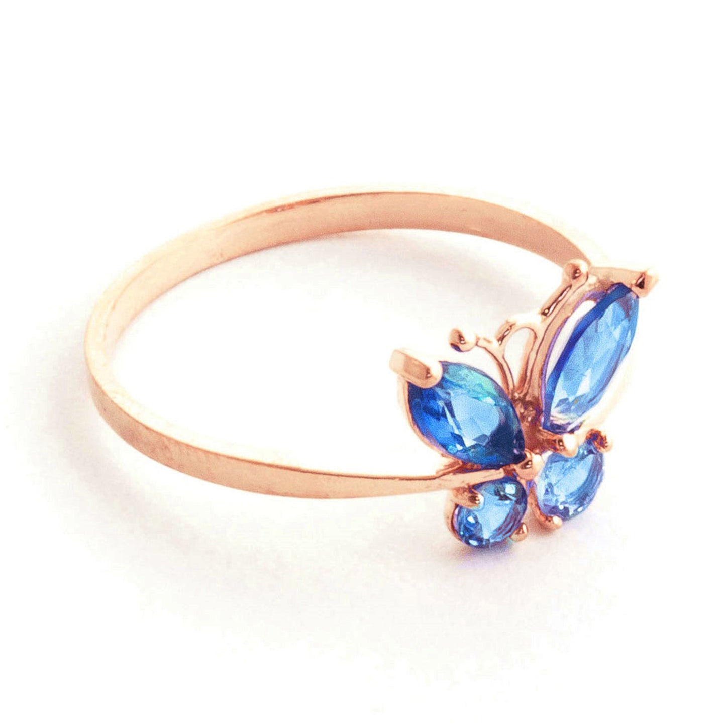 Autumn Breeze Blue Topaz Ring