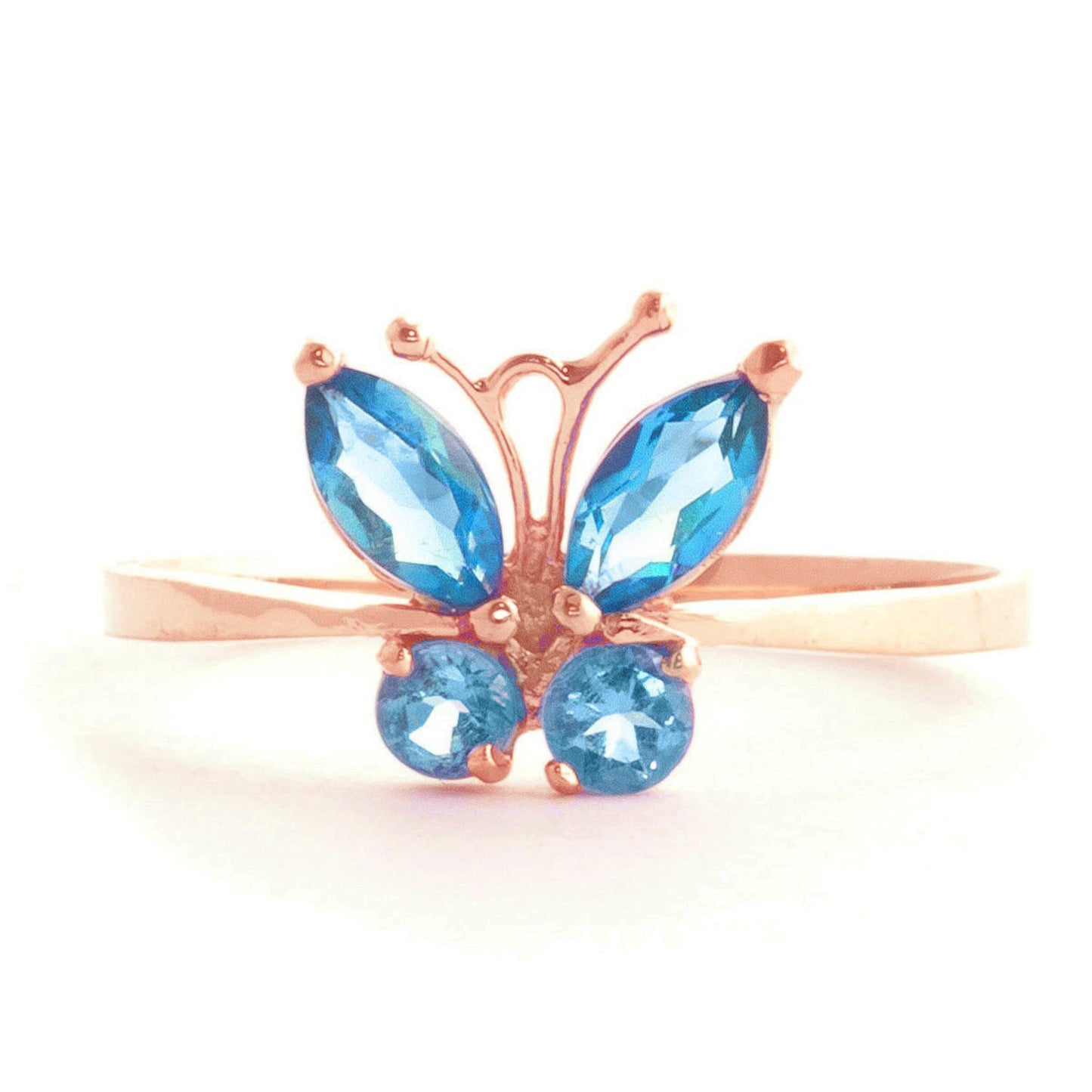 Autumn Breeze Blue Topaz Ring