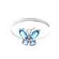 Autumn Breeze Blue Topaz Ring