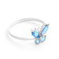 Autumn Breeze Blue Topaz Ring