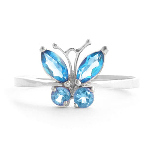 Autumn Breeze Blue Topaz Ring
