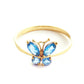Autumn Breeze Blue Topaz Ring
