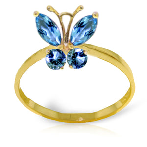 Autumn Breeze Blue Topaz Ring