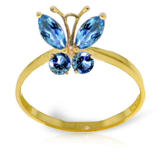 Autumn Breeze Blue Topaz Ring