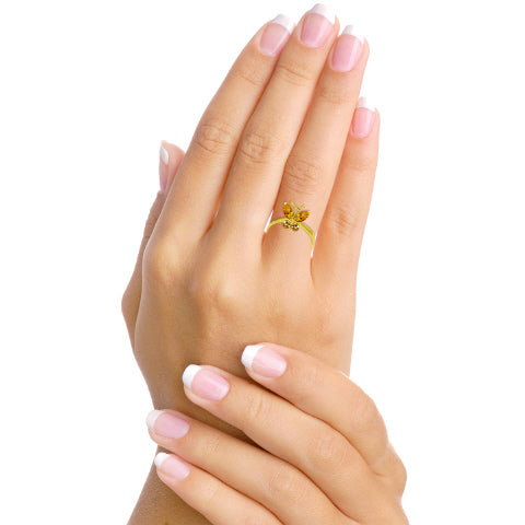 Autumn Breeze Citrine Ring