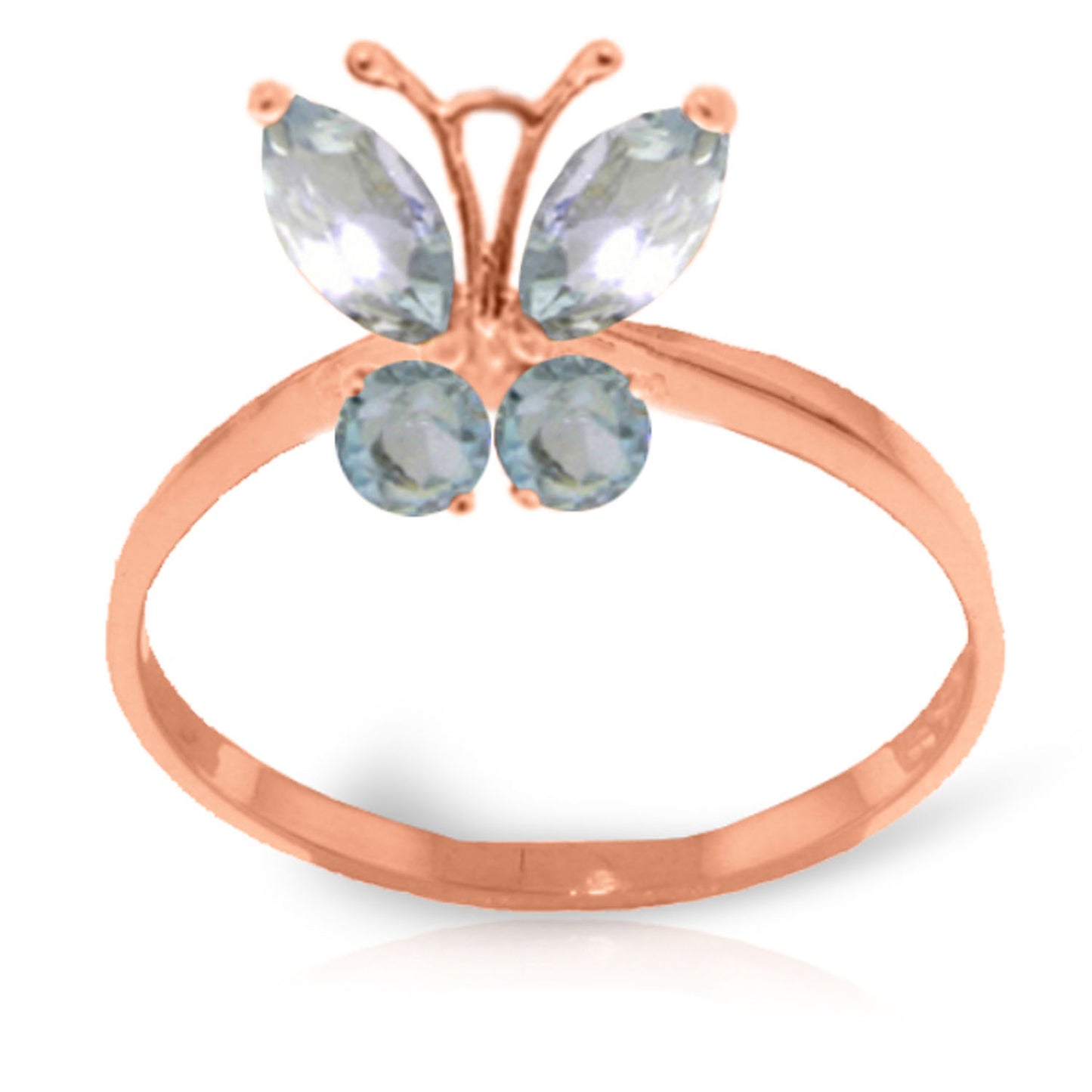 Autumn Breeze Aquamarine Ring