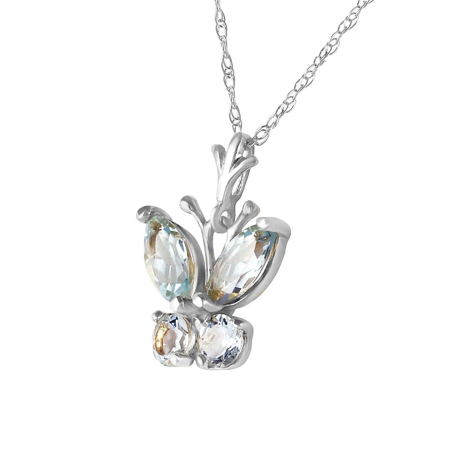 Autumn Breeze Aquamarine Necklace