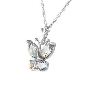 Autumn Breeze Aquamarine Necklace