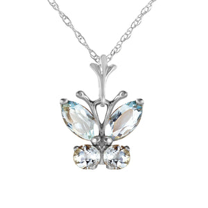 Autumn Breeze Aquamarine Necklace