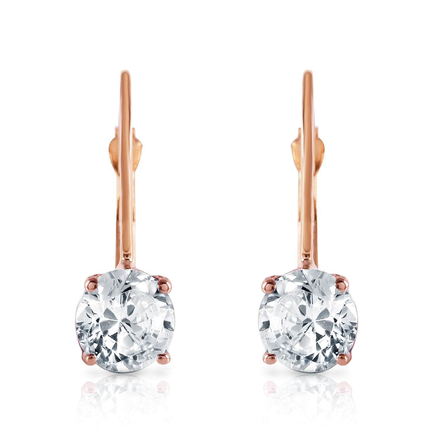Zen Solitaire Diamond Earrings