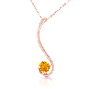 Celestial Sway Citrine Necklace