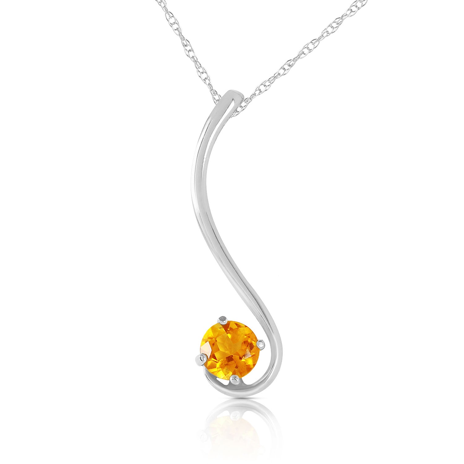 Celestial Sway Citrine Necklace
