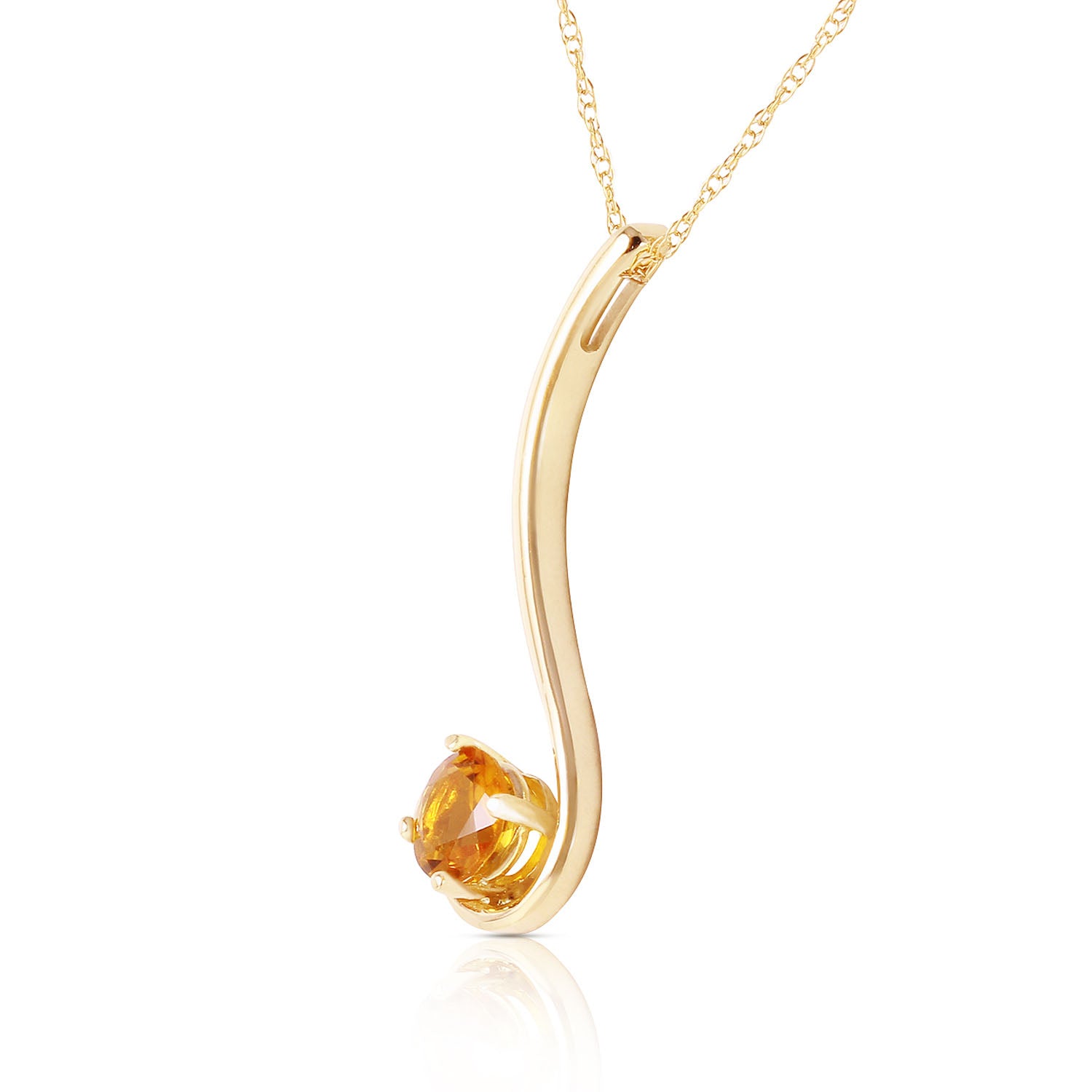 Celestial Sway Citrine Necklace