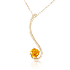 Celestial Sway Citrine Necklace