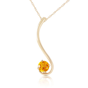 Celestial Sway Citrine Necklace