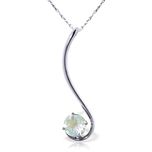 Celestial Sway Aquamarine Necklace