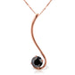 Celestial Sway Black Diamond Necklace