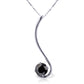 Celestial Sway Black Diamond Necklace