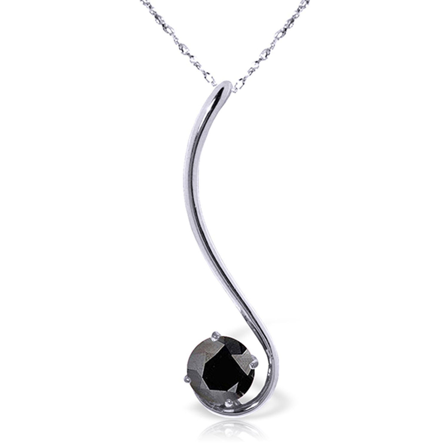 Celestial Sway Black Diamond Necklace
