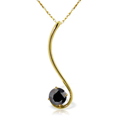 Celestial Sway Black Diamond Necklace
