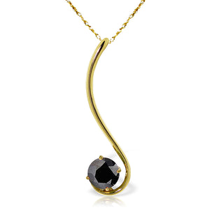 Celestial Sway Black Diamond Necklace
