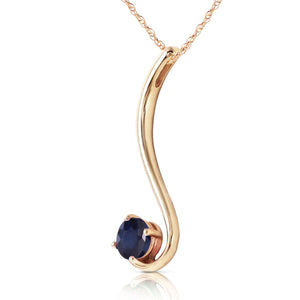 Celestial Sway Sapphire Necklace