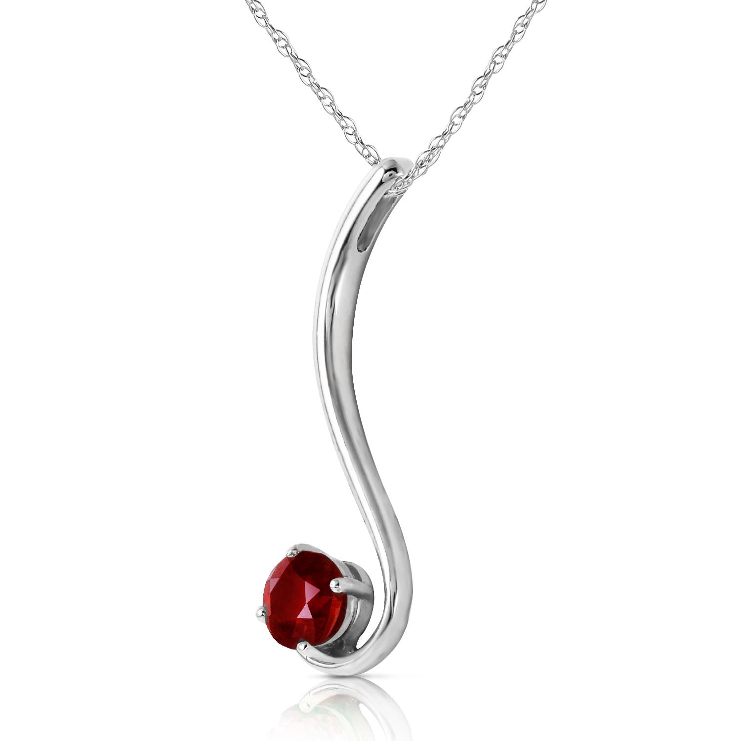 Celestial Sway Garnet Necklace
