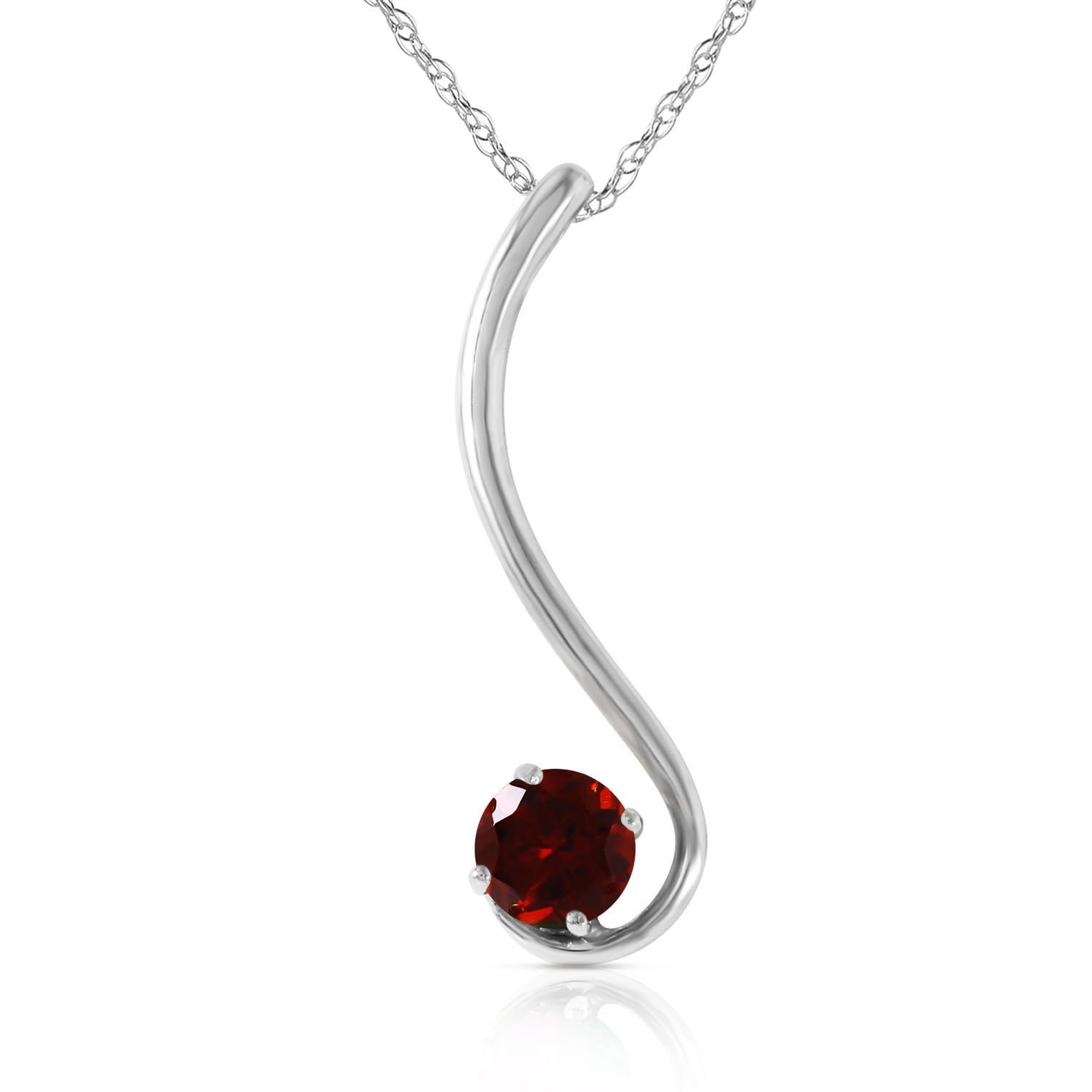 Celestial Sway Garnet Necklace