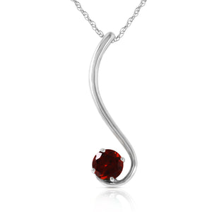 Celestial Sway Garnet Necklace