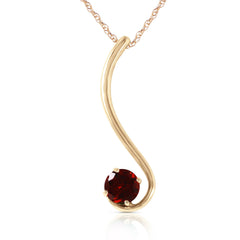 Celestial Sway Garnet Necklace