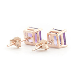Soulful Edge Amethyst Earrings