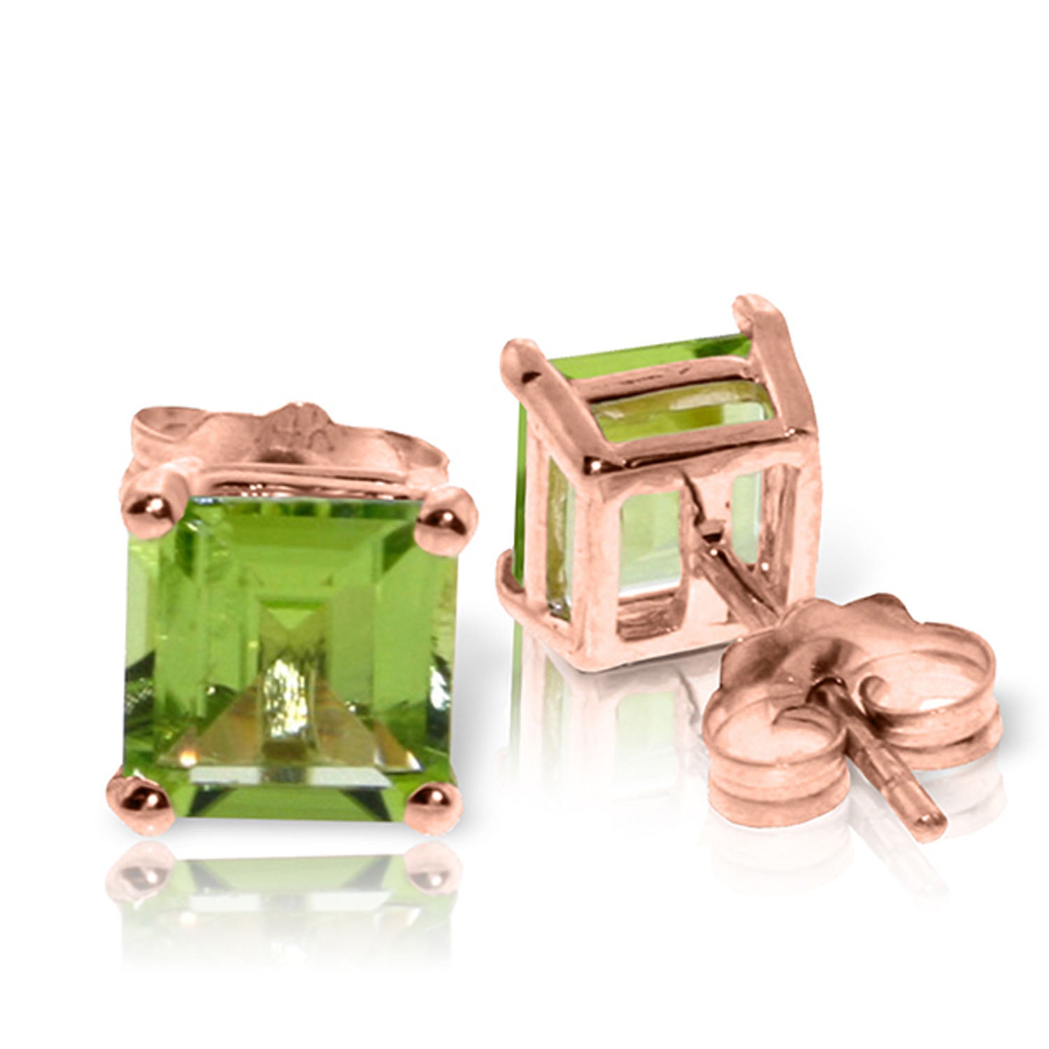 Soulful Edge Peridot Earrings