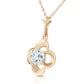 Autumn Serenity Aquamarine Necklace