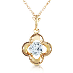 Autumn Serenity Aquamarine Necklace