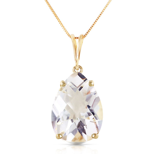 Hidden Light White Topaz Necklace