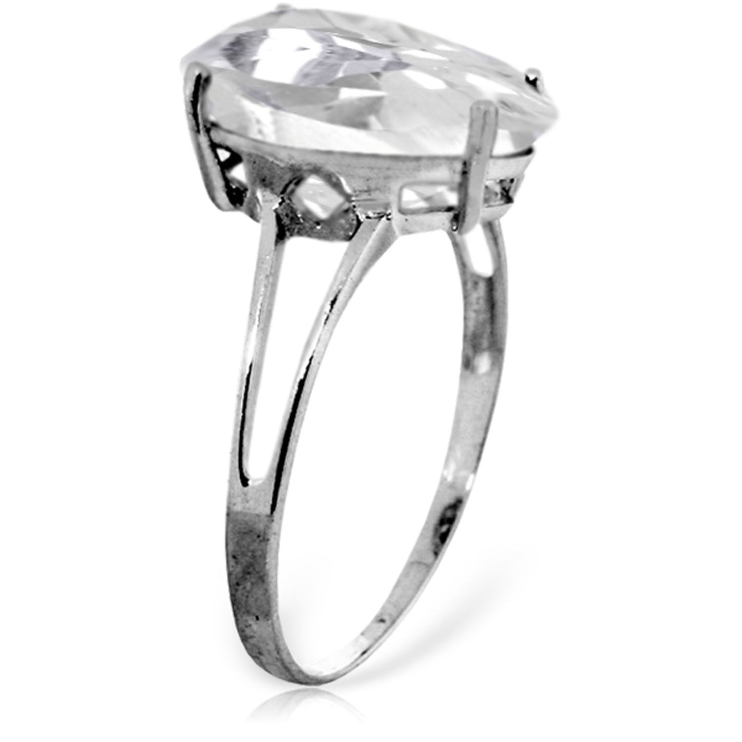 Essential Droplet White Topaz Ring