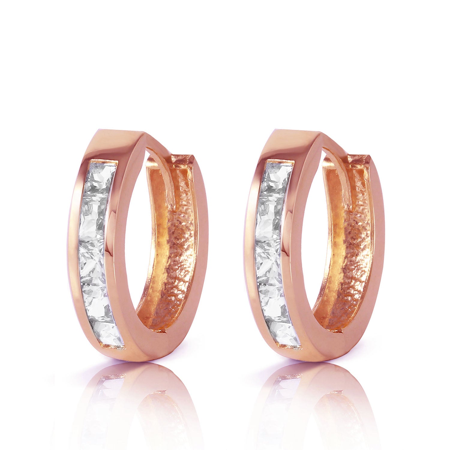 Celestial Sparkle White Topaz Earrings