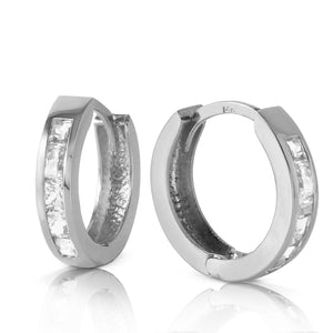 Celestial Sparkle White Topaz Earrings