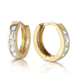 Celestial Sparkle White Topaz Earrings