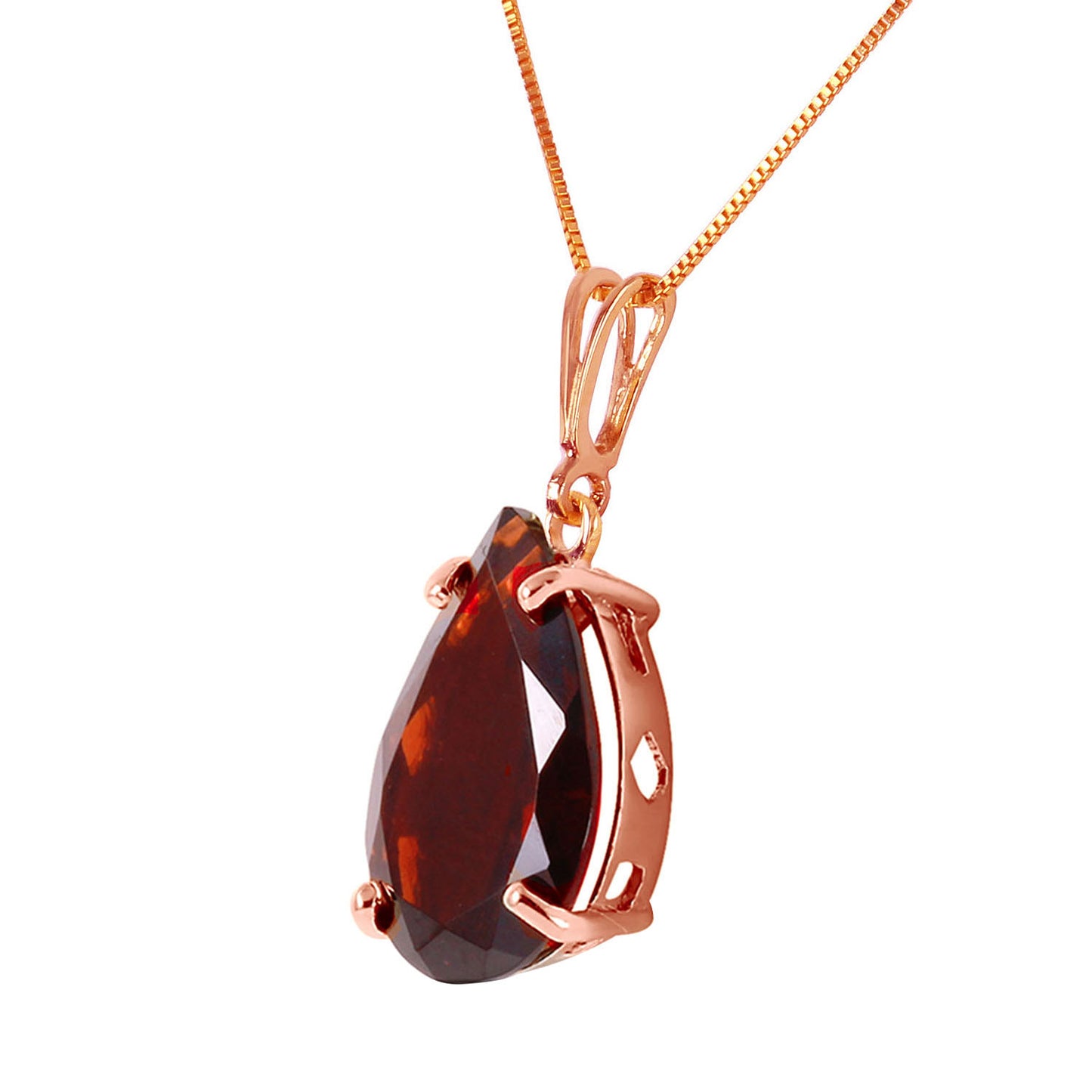 Hidden Light Garnet Necklace