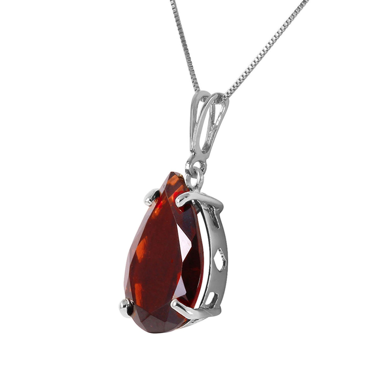 Hidden Light Garnet Necklace