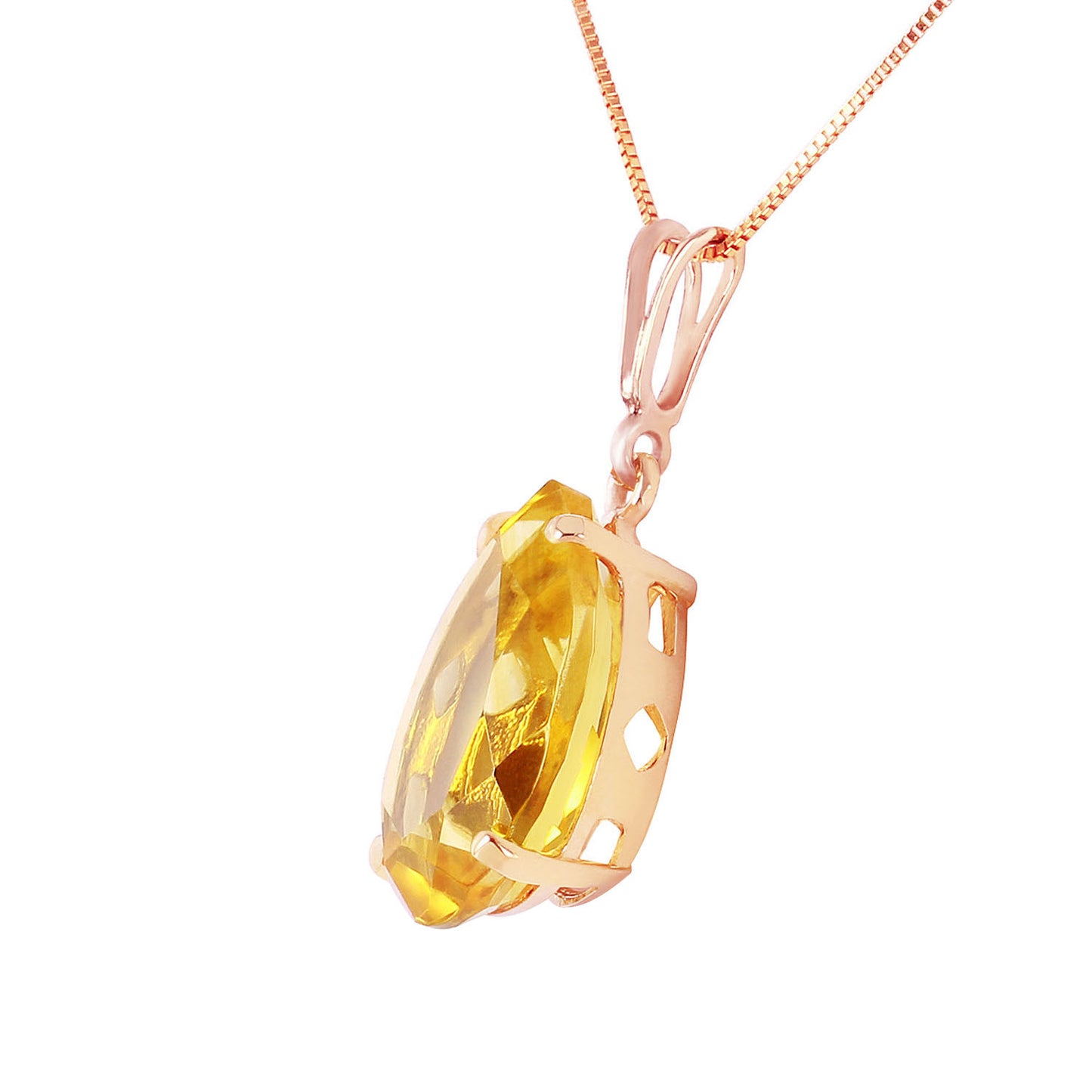 Hidden Light Citrine Necklace