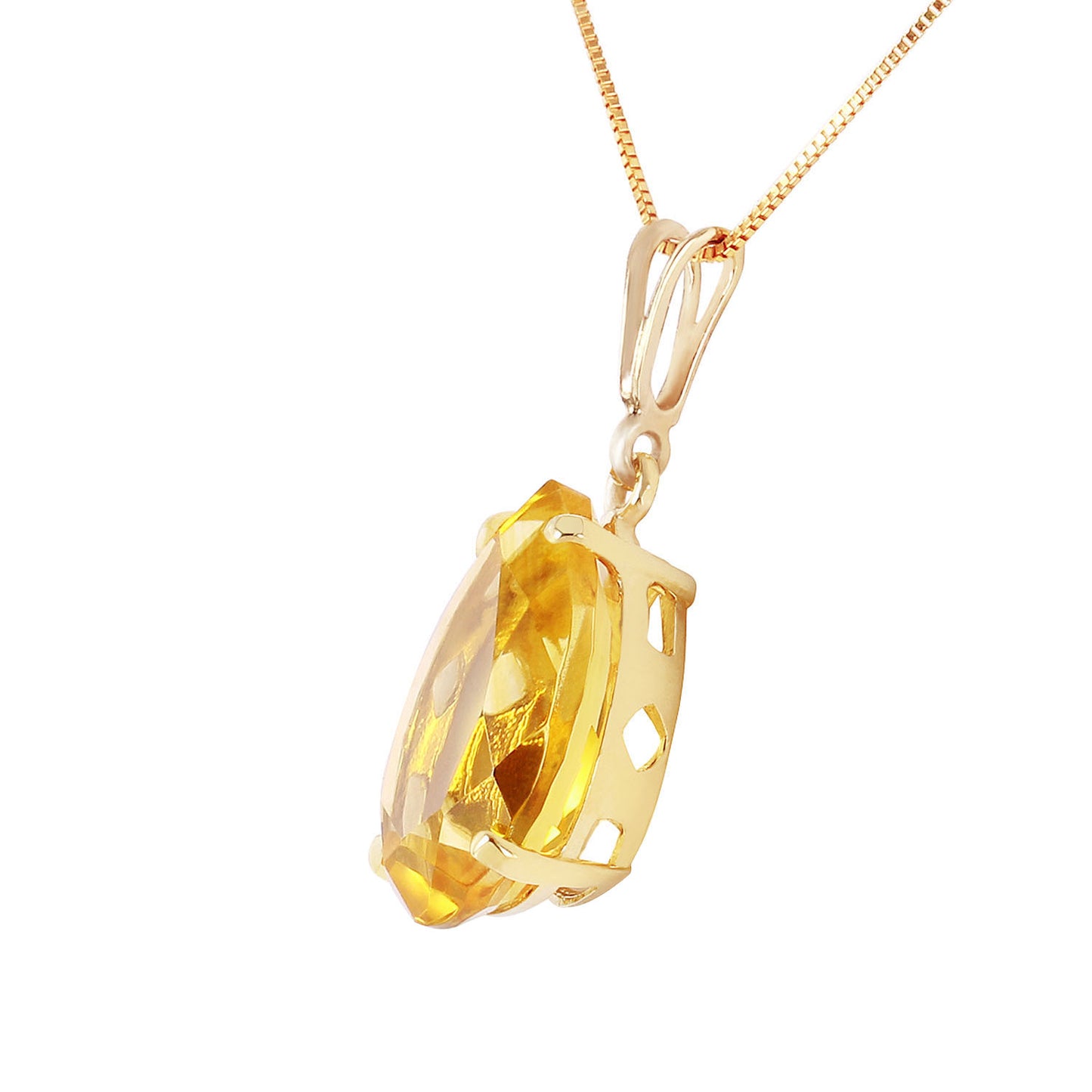 Hidden Light Citrine Necklace