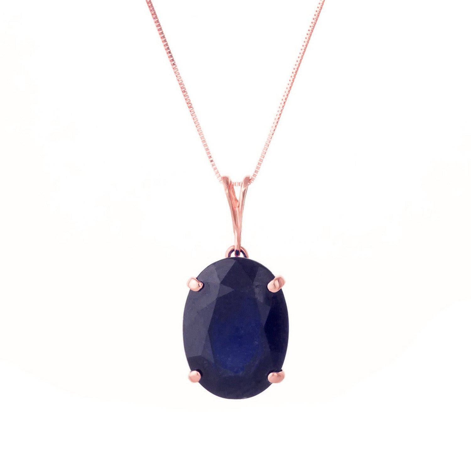Graceful Glow Sapphire Necklace