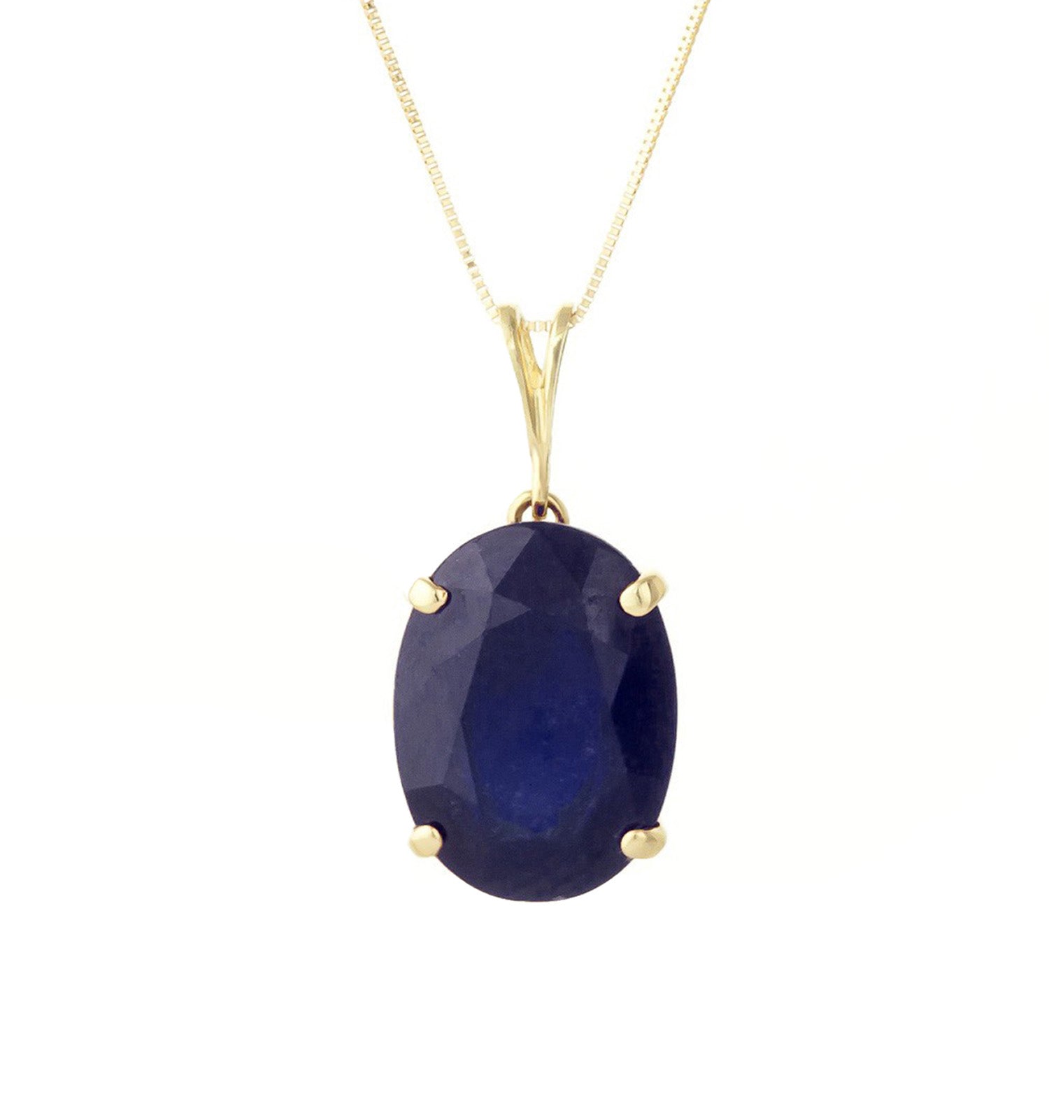Graceful Glow Sapphire Necklace