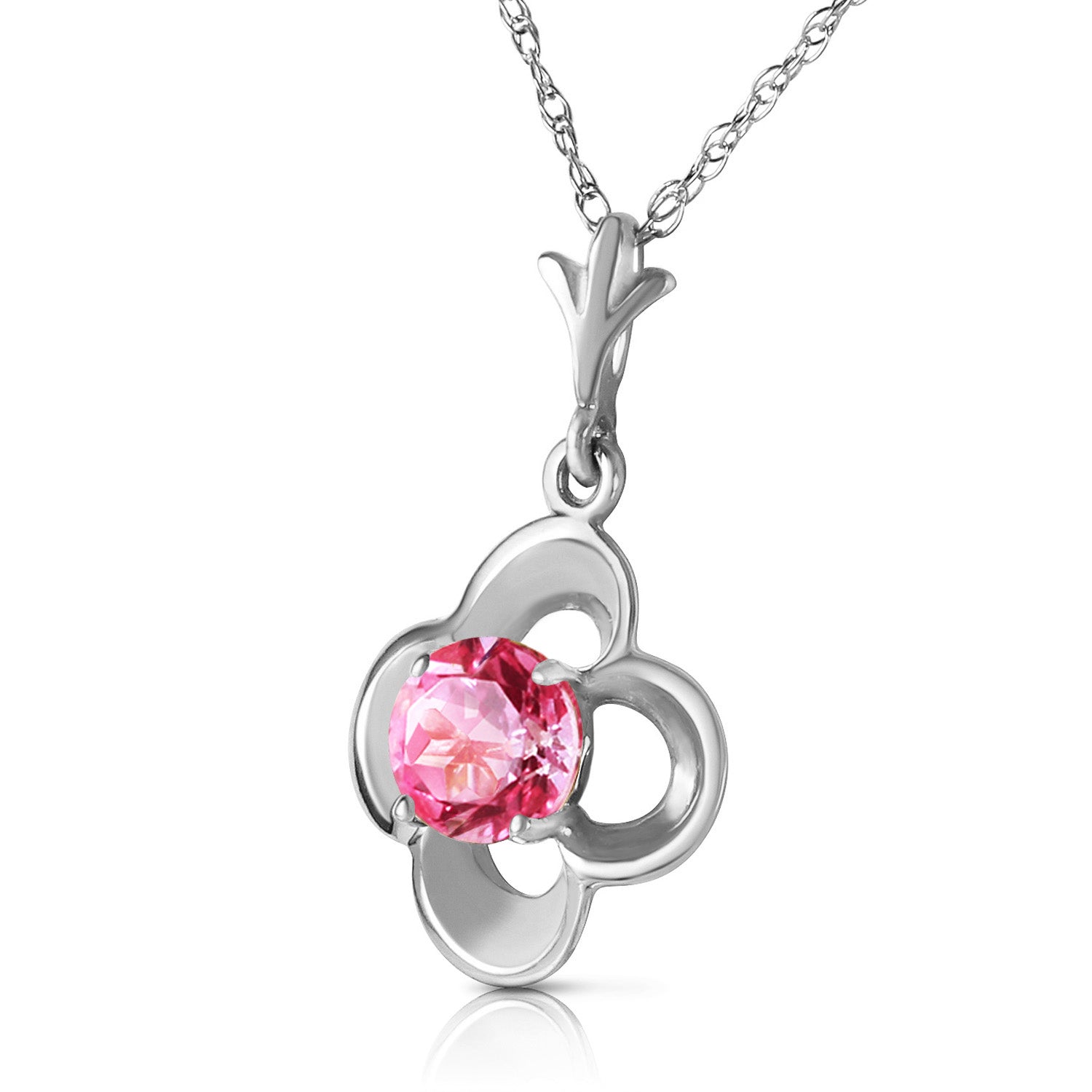 Autumn Serenity Pink Topaz Necklace