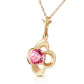Autumn Serenity Pink Topaz Necklace