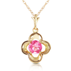 Autumn Serenity Pink Topaz Necklace